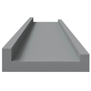 Bilderleisten Grau 80 cm, 2er Set