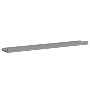 Bilderleisten Grau 80 cm, 2er Set