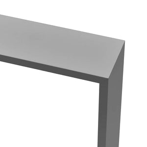 vidaXL Étagères cubes 3 pcs Gris MDF