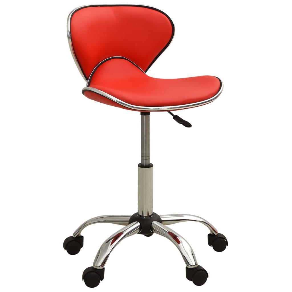 Friseur Rollhocker Rot, Drehbar