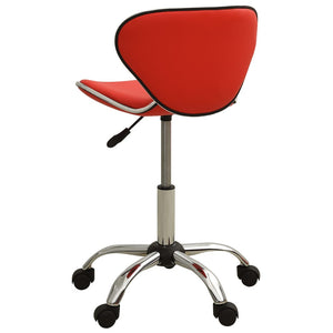 Friseur Rollhocker Rot, Drehbar