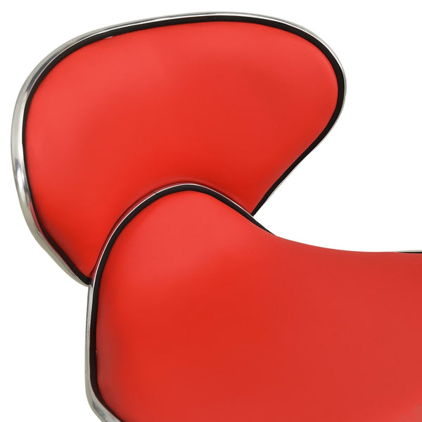 Friseur Rollhocker Rot, Drehbar