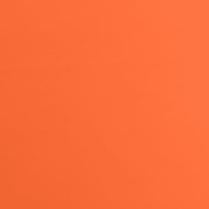 Friseur Rollhocker Orange Kunstleder