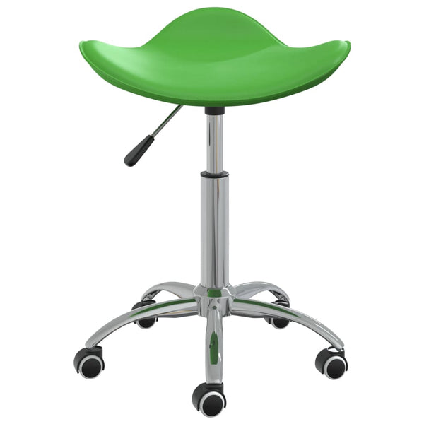 Friseurhocker Grün Kunstleder Rollhocker