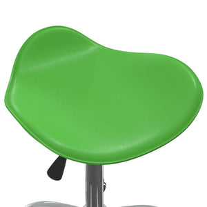 Friseurhocker Grün Kunstleder Rollhocker
