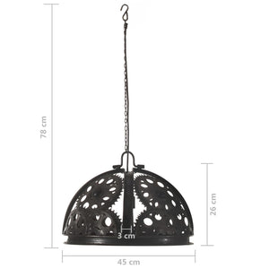 Industrie Deckenlampe Kettenrad Design E27 45cm
