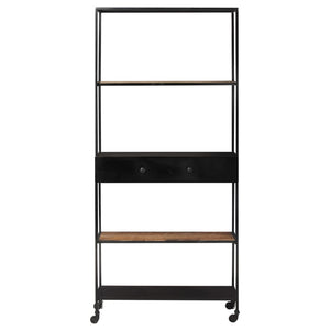 Bücherregal Mangoholz & Eisen 80x180 cm