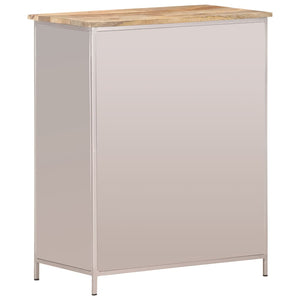 Sideboard aus Mangoholz und Eisen, 60 cm