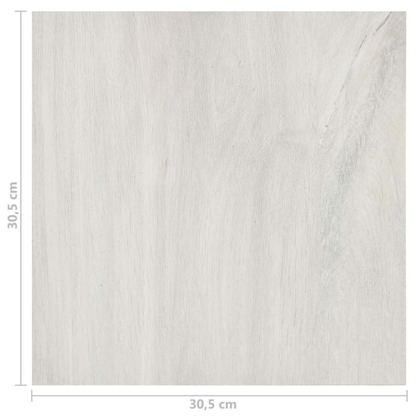 Selbstklebende PVC Bodenplanken Creme 5.11 m²