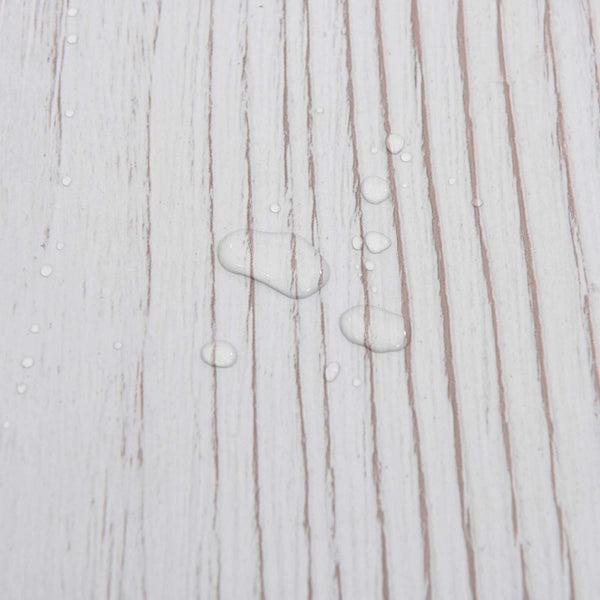 Selbstklebende PVC Bodenplanken Weiß/Hellgrau 5,11 m²
