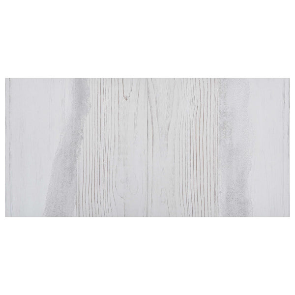 Selbstklebende PVC Bodenplanken Weiß/Hellgrau 5,11 m²