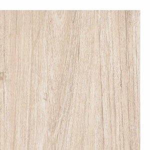 Selbstklebende PVC Bodenplanken Weiß & Holzoptik 5,11 m²