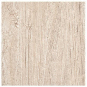 Selbstklebende PVC Bodenplanken Weiß & Holzoptik 5,11 m²