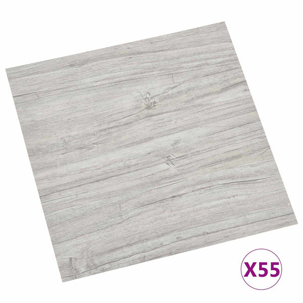 Graue PVC Bodenplanken Holzoptik 5,11 m²
