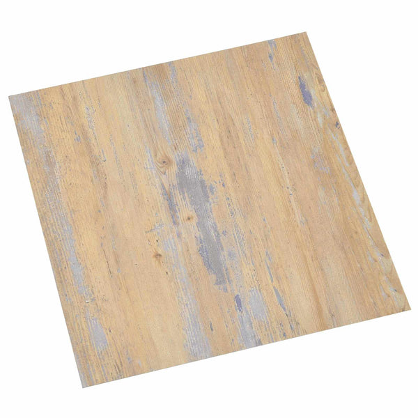 Selbstklebende PVC Bodenfliesen Braun & Grau 5.11m²