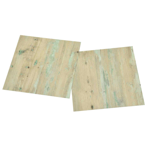 PVC Bodenplanken Weiß Hellbraun 5,11 m²