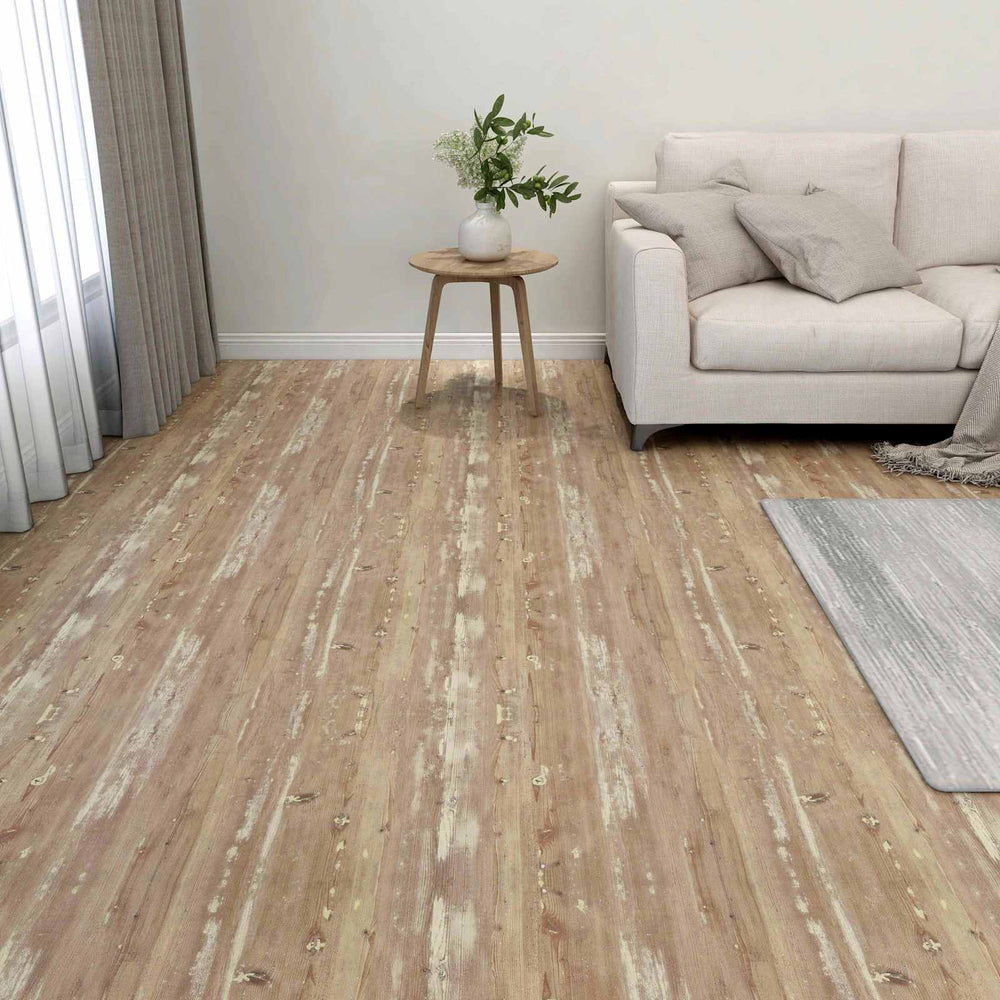PVC Bodenplanken Creme Hellbraun 5.11m²