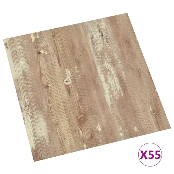 PVC Bodenplanken Creme Hellbraun 5.11m²