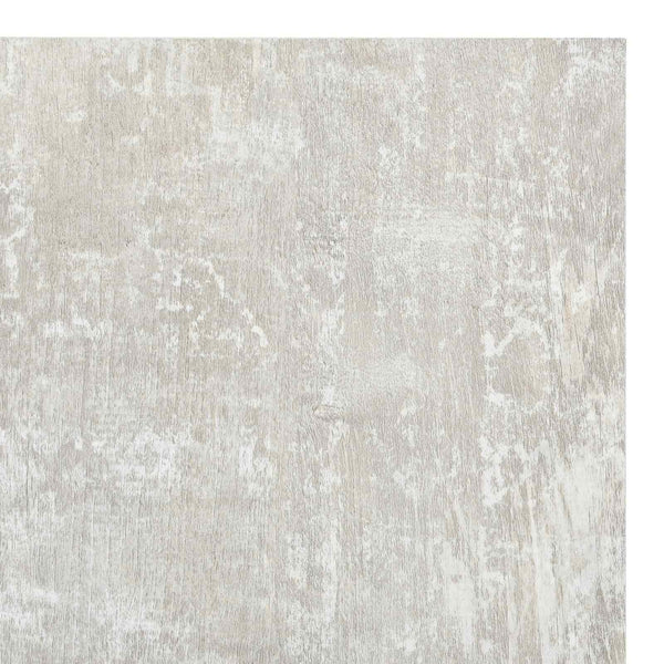 Selbstklebende PVC Bodenplanken Weiß & Holz, 5,11 m²