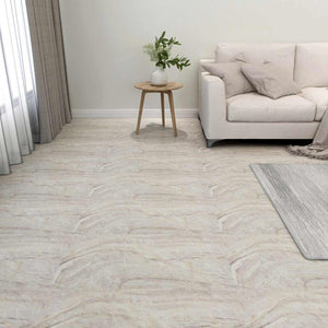 PVC Bodenfliesen Braun Beige 5.11 m²