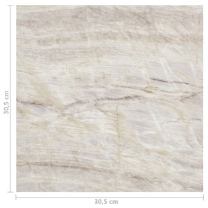 PVC Bodenfliesen Braun Beige 5.11 m²
