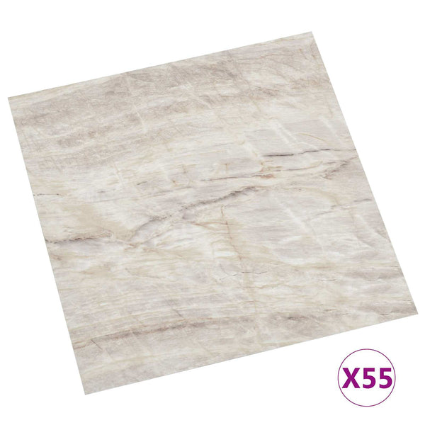 PVC Bodenfliesen Braun Beige 5.11 m²