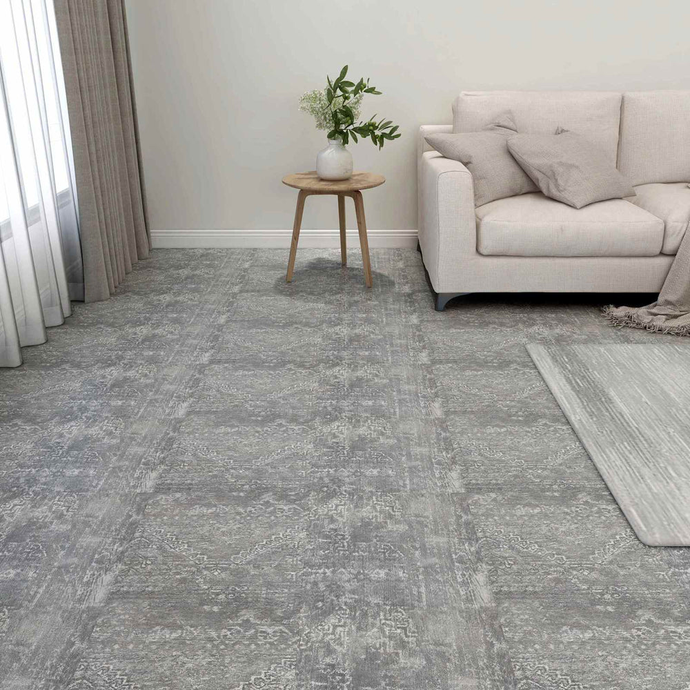 Betongraue PVC Bodenplanken Selbstklebend 5.11 m²