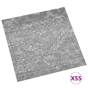Betongraue PVC Bodenplanken Selbstklebend 5.11 m²