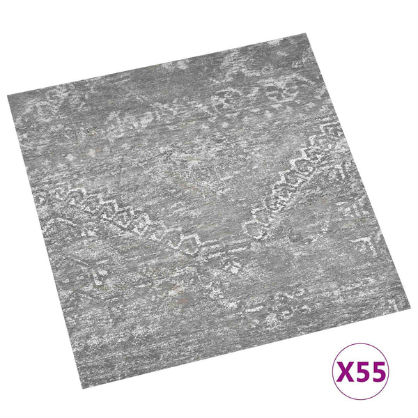 Betongraue PVC Bodenplanken Selbstklebend 5.11 m²