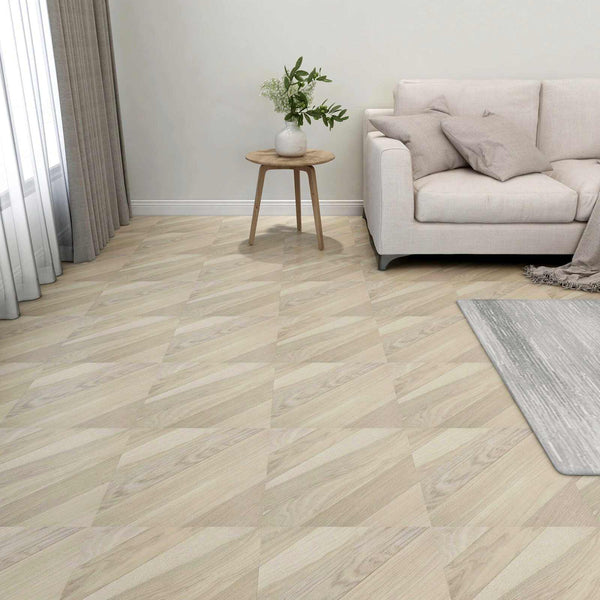 Bodenplanken Beige 5.11 m² PVC Selbstklebend