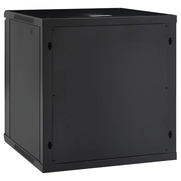 vidaXL Armoire réseau murale 12U 19" IP20 600x600x640 mm