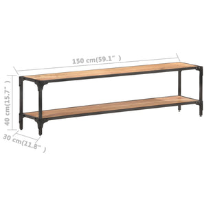TV-Schrank Akazie Massivholz 150 cm