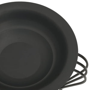 vidaXL Brasero avec tisonnier 49 cm acier
