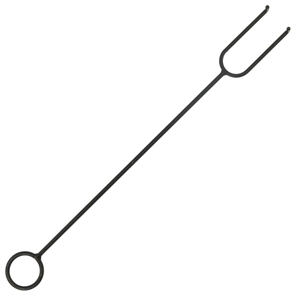 vidaXL Brasero avec tisonnier 49 cm acier