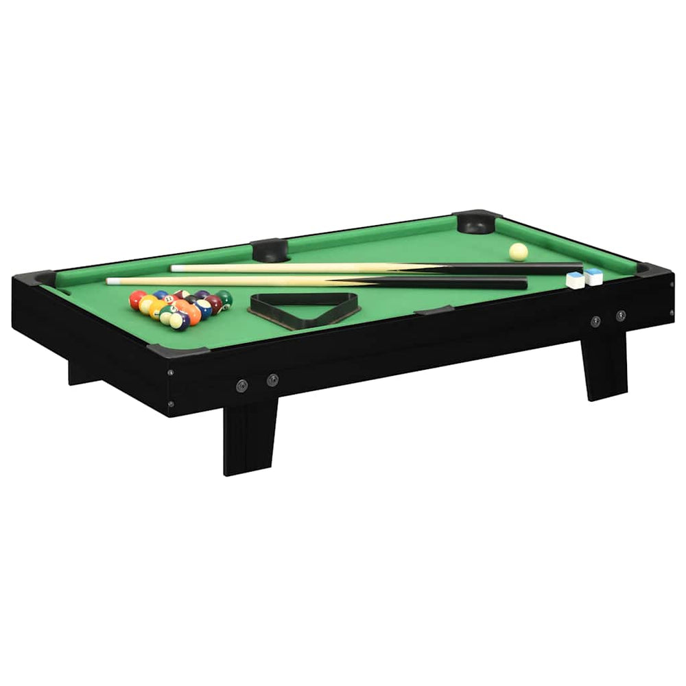 Mini Billardtisch - 3ft Schwarz & Grün