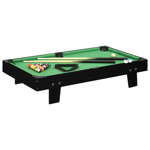 Mini Billardtisch - 3ft Schwarz & Grün