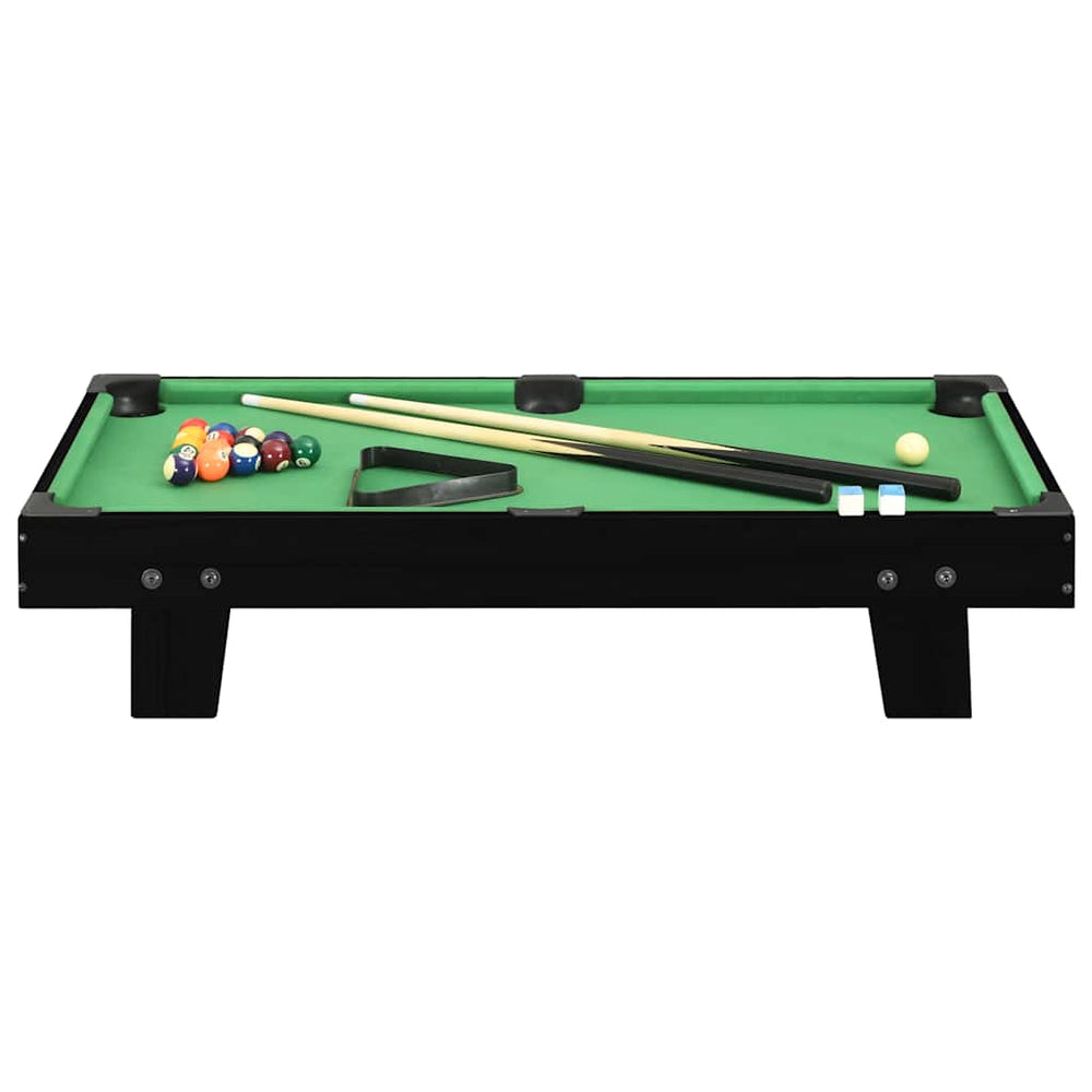 Mini Billardtisch - 3ft Schwarz & Grün