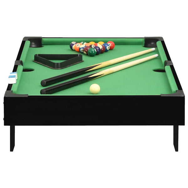 Mini Billardtisch - 3ft Schwarz & Grün