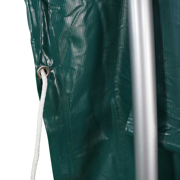 vidaXL Abri de pâturage en PVC 3,7x3,7 m Vert