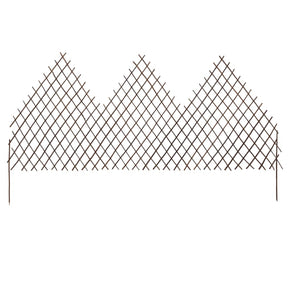 Garten-Rankzaun 5 Stk. 170x105 cm Weide