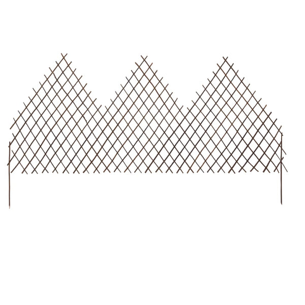 Garten-Rankzaun 5 Stk. 170x105 cm Weide