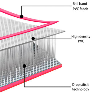Aufblasbare Gymnastikmatte 60x100cm - Rosa