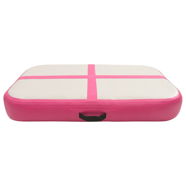 Aufblasbare Gymnastikmatte 60x100cm - Rosa