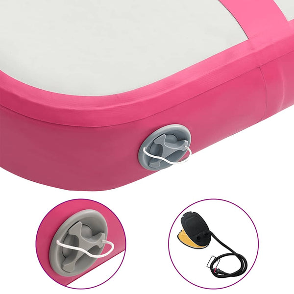 Aufblasbare Gymnastikmatte 60x100cm - Rosa