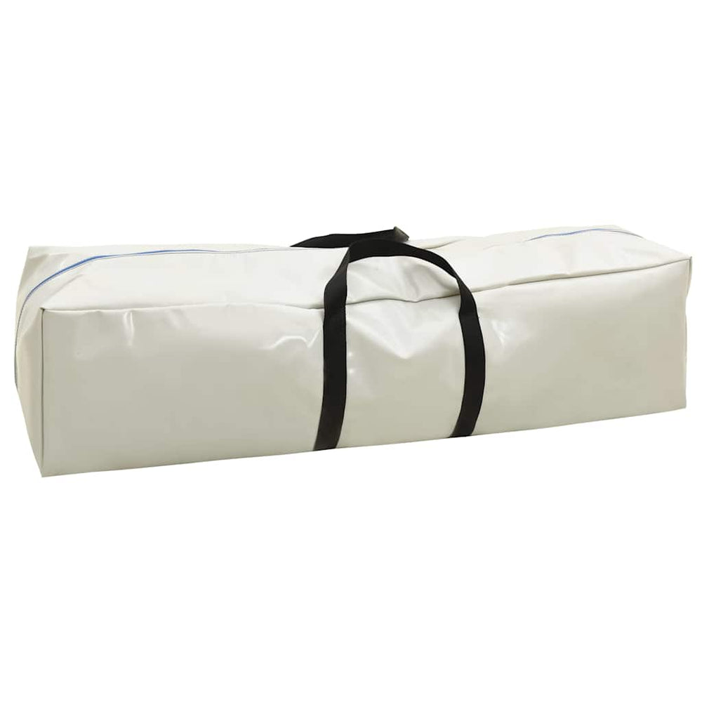 Aufblasbare Gymnastikmatte mit Pumpe 60x100x10 cm Blau