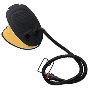 Aufblasbare Gymnastikmatte mit Pumpe 60x100x10 cm Blau