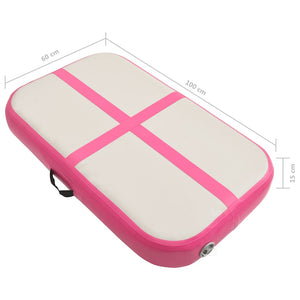 Aufblasbare Gymnastikmatte Rosa 60x100