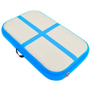 Aufblasbare Gymnastikmatte 60x100x15 cm Blau