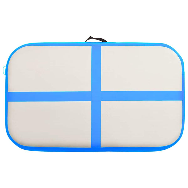 Aufblasbare Gymnastikmatte 60x100x15 cm Blau