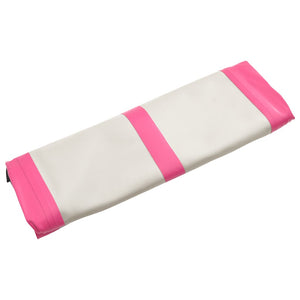 Aufblasbare Gymnastikmatte mit Pumpe - 500x100x15cm Rosa